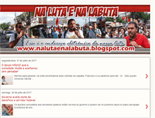 Tablet Screenshot of nalutaenalabuta.com.br